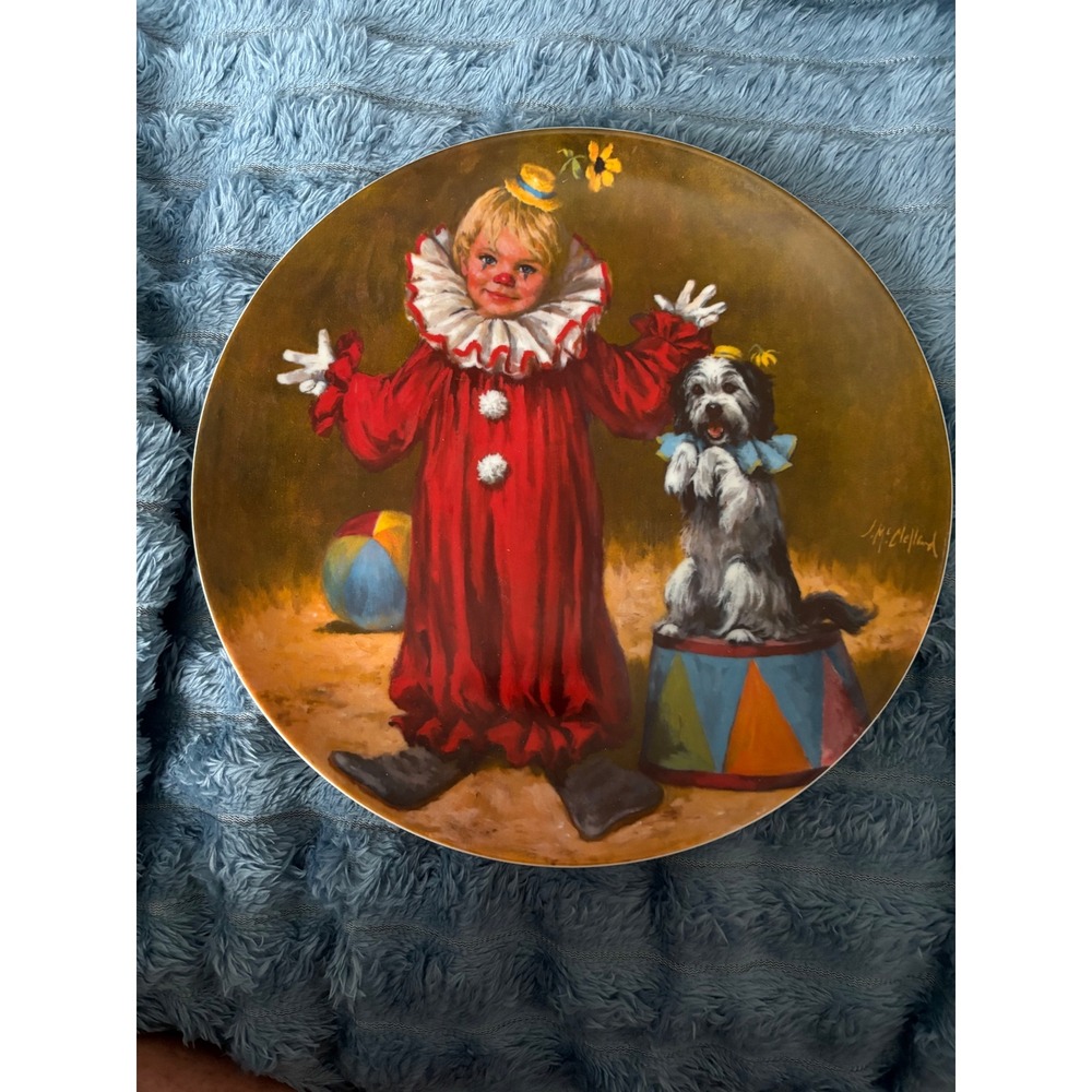 Tommy the Clown Plate John McClelland Reco International 1982